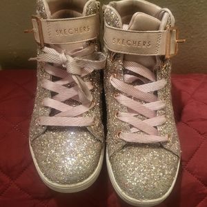 Girls Glitter Sneakers